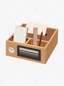 2.5D矢量扁平辦公用品收納元素 千庫網免費素材下載指南