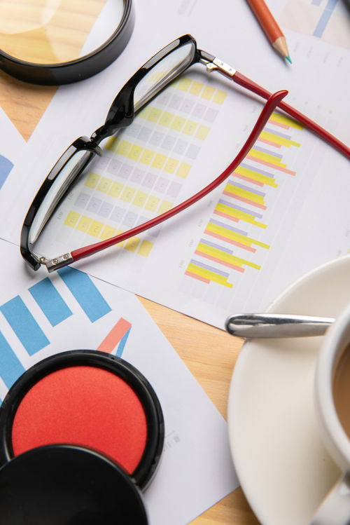 印泥報(bào)表 辦公用品商務(wù)攝影圖的藝術(shù)與應(yīng)用